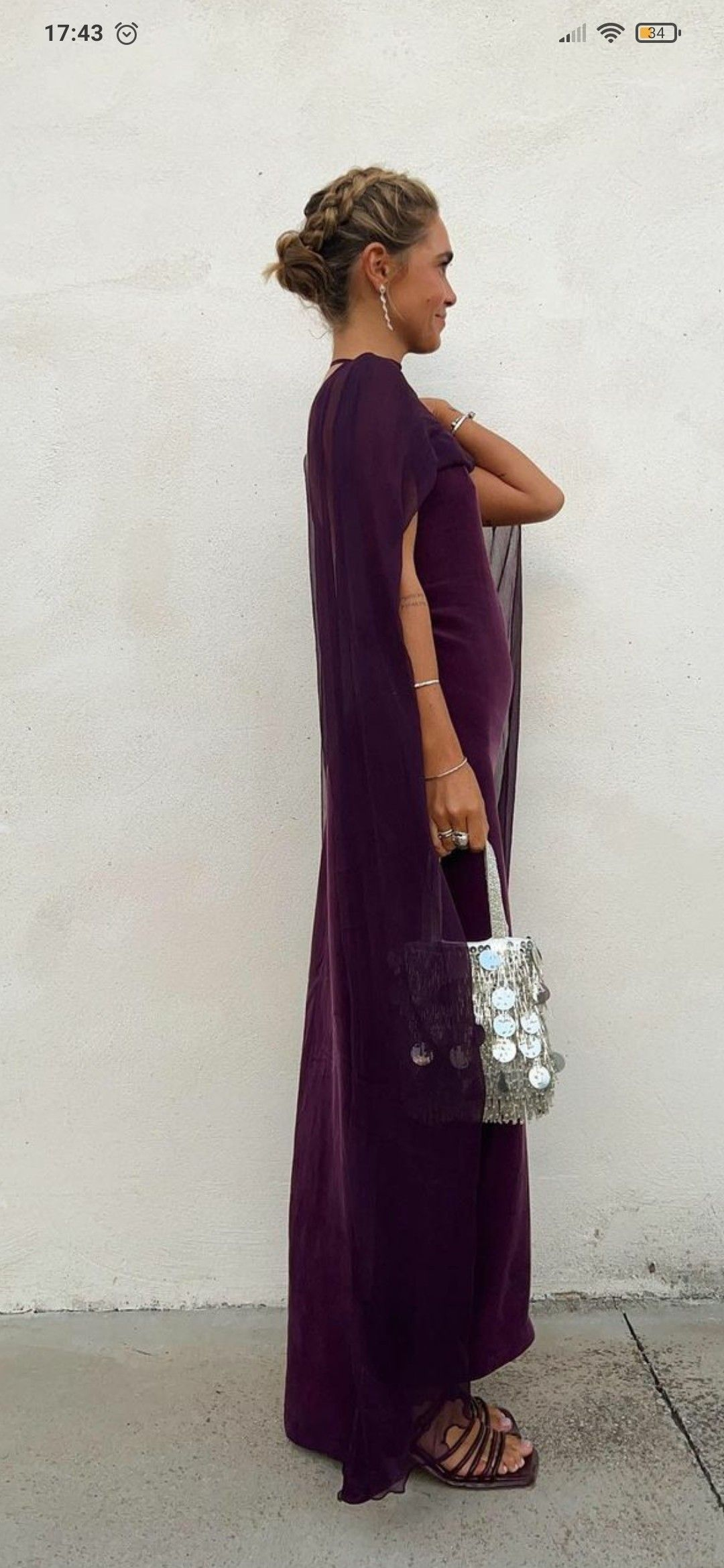 Elegant Purple Sheath/Column Prom Dress,Classy Party Gown Y4747