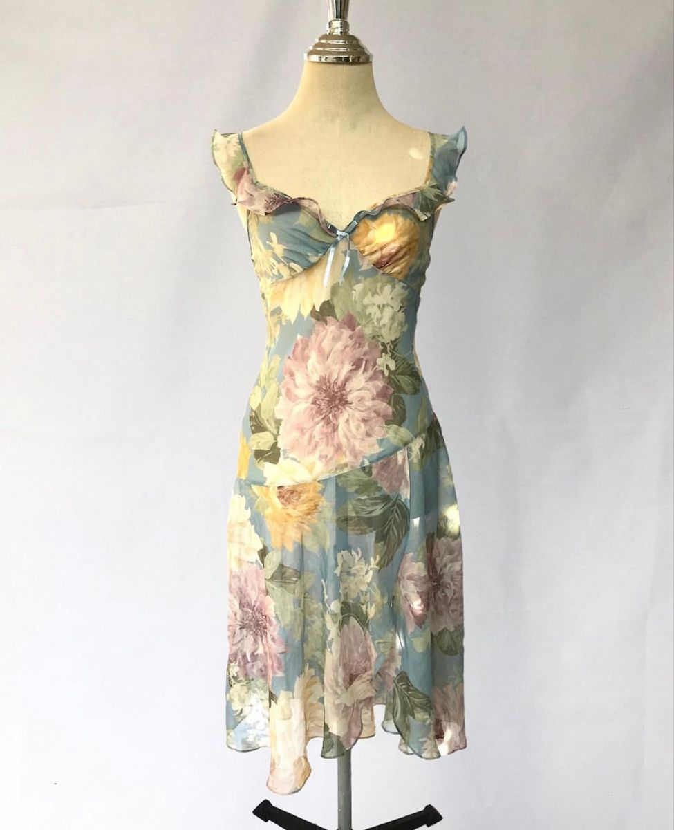 Beautiful Chiffon Printed Floral Short Prom Dress Formal Homecoming Dress SP98