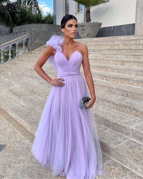 A-line Tulle Purple Long Prom Dress , Unique Formal Party Dress Y5615 Simplepromdress A-line Tulle Purple Long Prom Dress , Unique Formal Party Dress Y5615 Simplepromdress