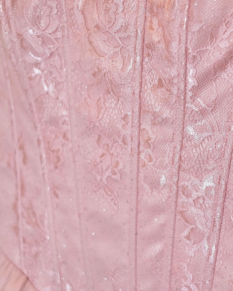 Elegant Spaghetti Straps Tulle Lace A Line Short Birthday Dress,Pink Short Graduation Homecoming Dress SP3211