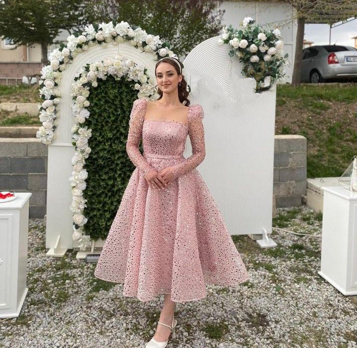 Sparkling Pink Evening Night Dress For Women Formal Prom Party Gowns Y – Simplepromdress Sparkling Pink Evening Night Dress For Women Formal Prom Party Gowns Y – Simplepromdress