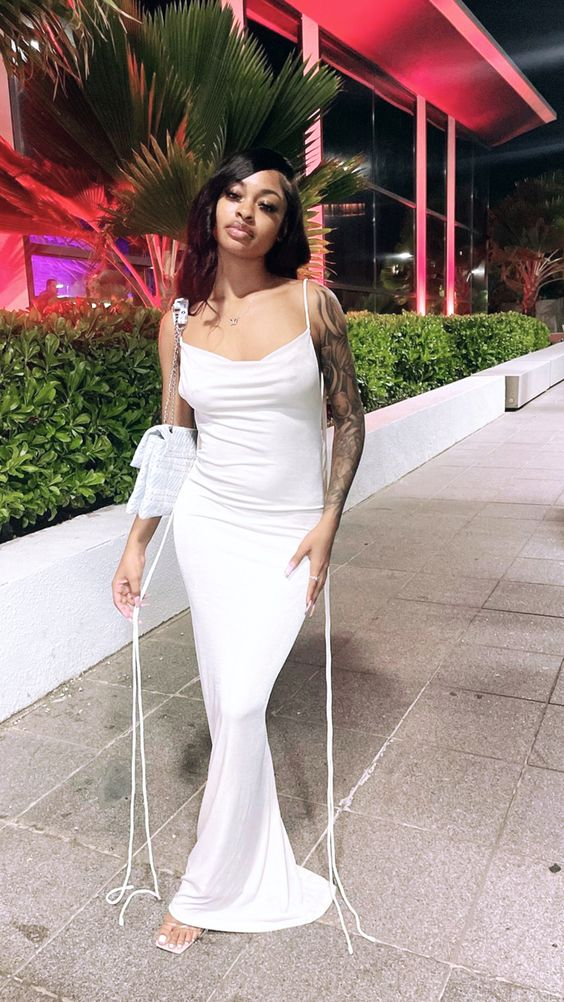 Women Spaghetti Strap Backless Bodycon Dress,White Evening Dress Y1947 Simplepromdress Women Spaghetti Strap Backless Bodycon Dress,White Evening Dress Y1947 Simplepromdress
