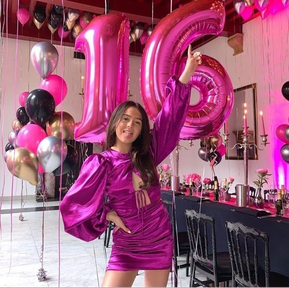 Fuchsia Long Sleeves Homecoming Dress,16th Birthday Outfit Dress Y6990 –  Simplepromdress