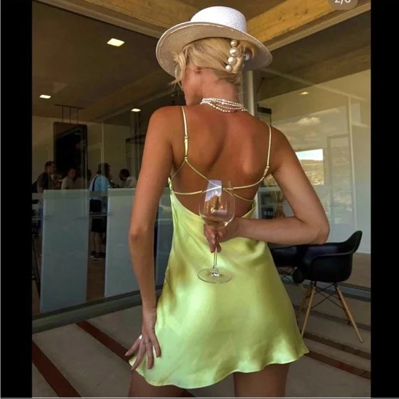 Sexy Green Spaghetti Straps Satin Short Homecoming Dress Cocktail Dress SP105