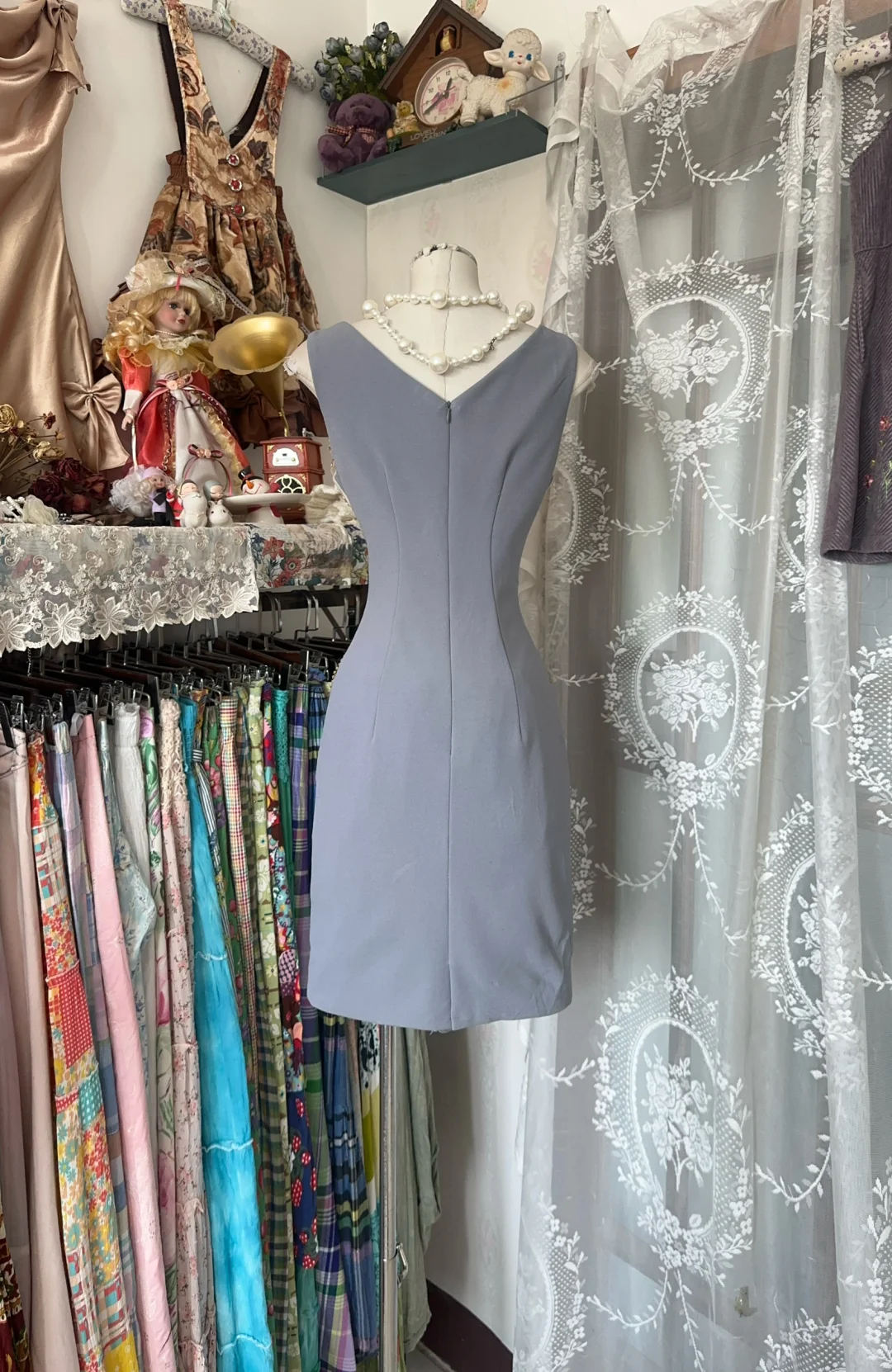 Vintage Sleeveless Sequin Beaded Sheath Short Cocktail Dress Homecoming Dress Y9010