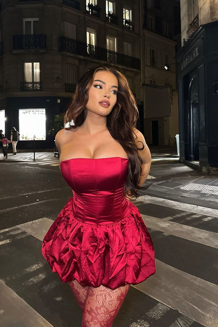 Sexy Burgundy Strapless A Line Satin Short Prom Dress Homecoming Dress Y8429