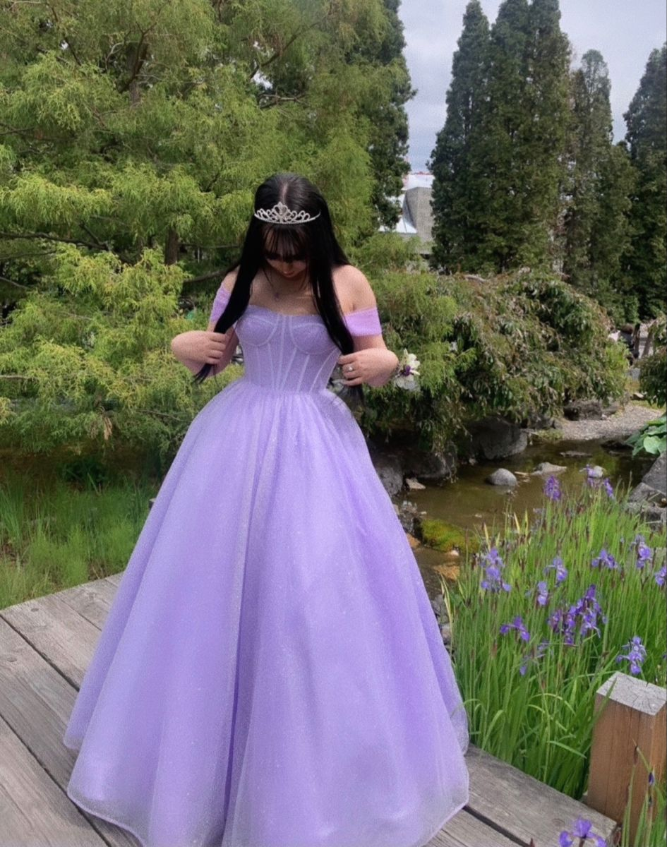 Elegant Off Shoulder Lilac Long Prom Dress, Off the Shoulder Lilac For Simplepromdress Elegant Off Shoulder Lilac Long Prom Dress, Off the Shoulder Lilac For Simplepromdress