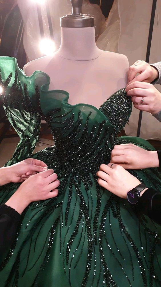 Luxurious Green Ball Gown,Green Sweet 16 Dress Y6544 Simplepromdress Luxurious Green Ball Gown,Green Sweet 16 Dress Y6544 Simplepromdress