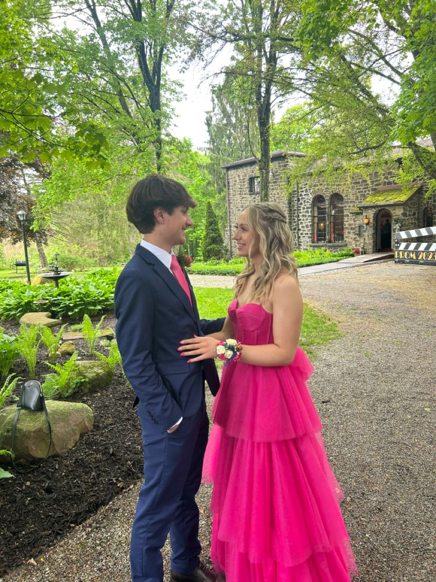 Elegant A-line Tulle Layered Prom Dress,Graduation Dress,Evening Dress Simplepromdress Elegant A-line Tulle Layered Prom Dress,Graduation Dress,Evening Dress Simplepromdress