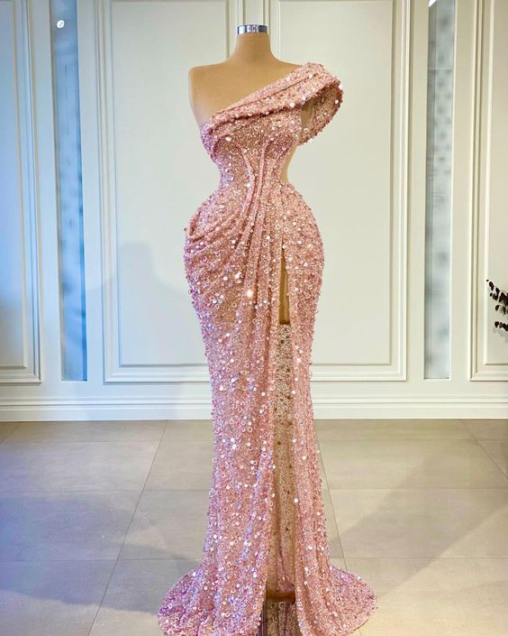 One Shoulder Prom Dresses, Side Slit Prom Dresses, One Shoulder Evenin Simplepromdress One Shoulder Prom Dresses, Side Slit Prom Dresses, One Shoulder Evenin Simplepromdress