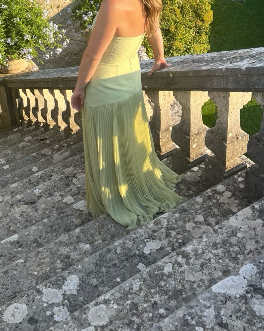 Green Sheath Prom Dress,Green Bridesmaid Dress Y5087