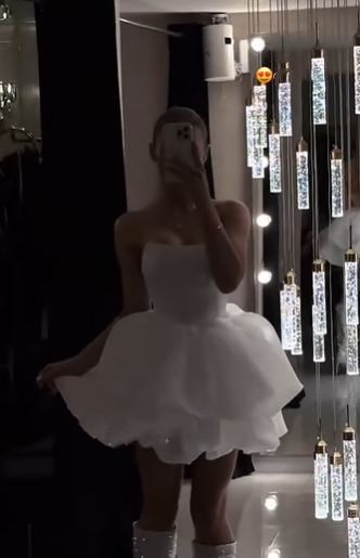 Classy Strapless White A Line Short Homecoming Dress Formal Birthday Dress Y9664