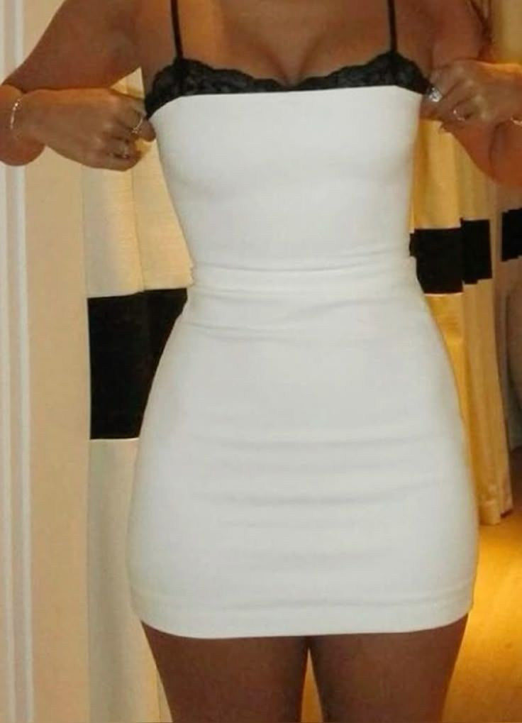 Sexy Spaghetti Straps White Sheath Cocktail Dress Formal Graduation Homecoming Dress Y9299