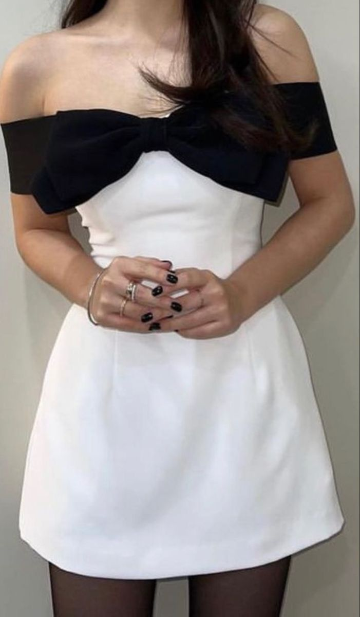 Cute White Strapless Bow A Line Homecoming Dress 16th Birthday Outfits Y9511