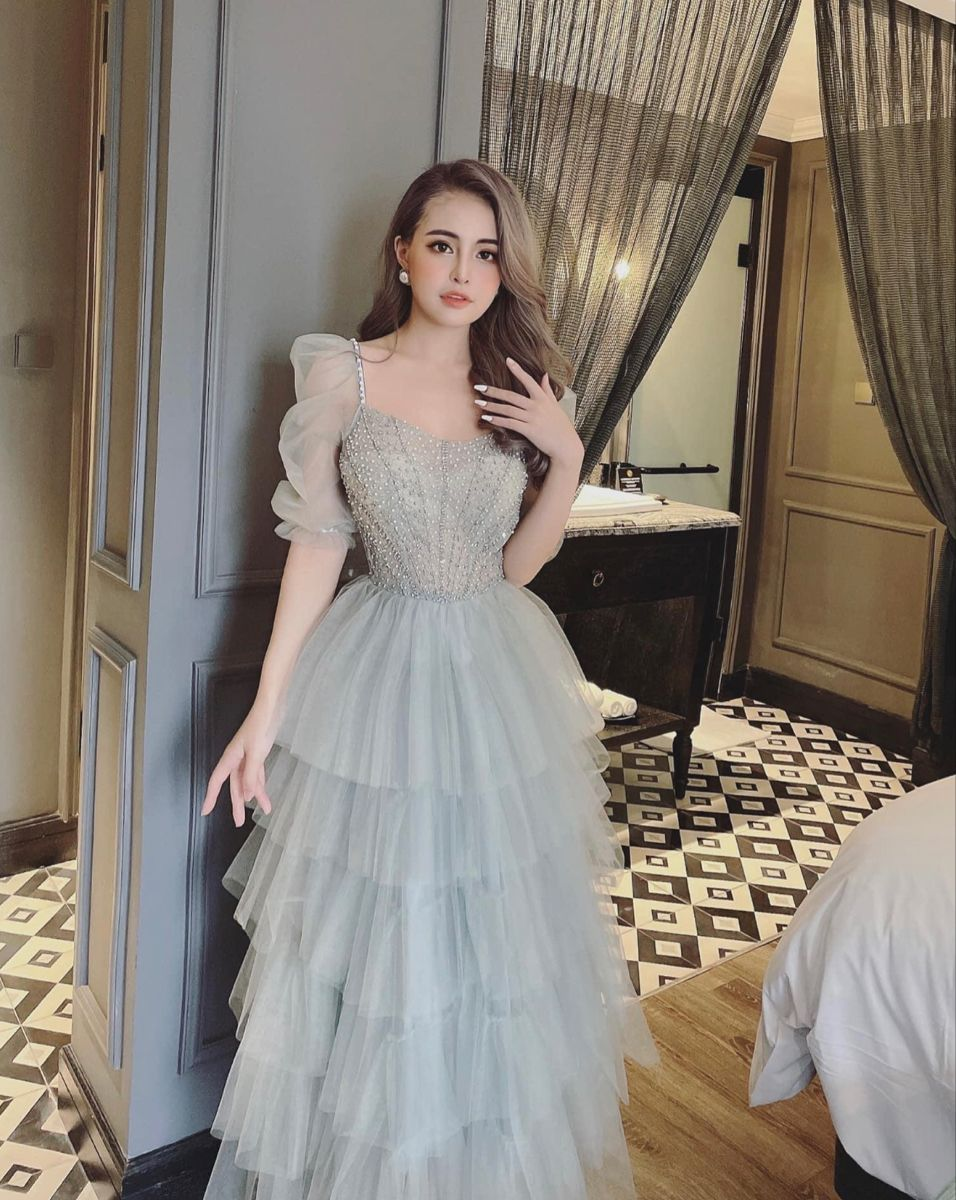Charming A-line Layered Tulle Prom Dress Formal Gown Y2888 Simplepromdress Charming A-line Layered Tulle Prom Dress Formal Gown Y2888 Simplepromdress
