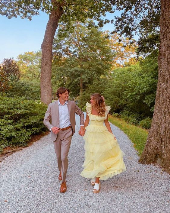 Retro Style Light Yellow A-line Multi-layered Tulle Prom Dress,Light Y Simplepromdress Retro Style Light Yellow A-line Multi-layered Tulle Prom Dress,Light Y Simplepromdress