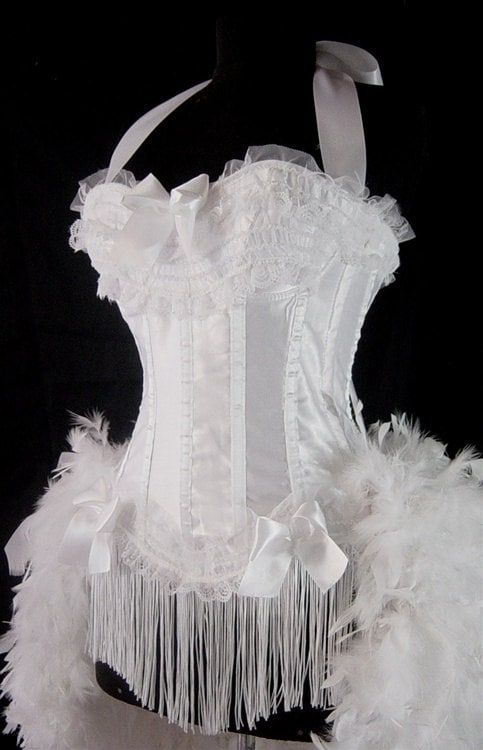 White Victorian Feather Short Cocktail Dress Sexy Birthday Outfits Y9021