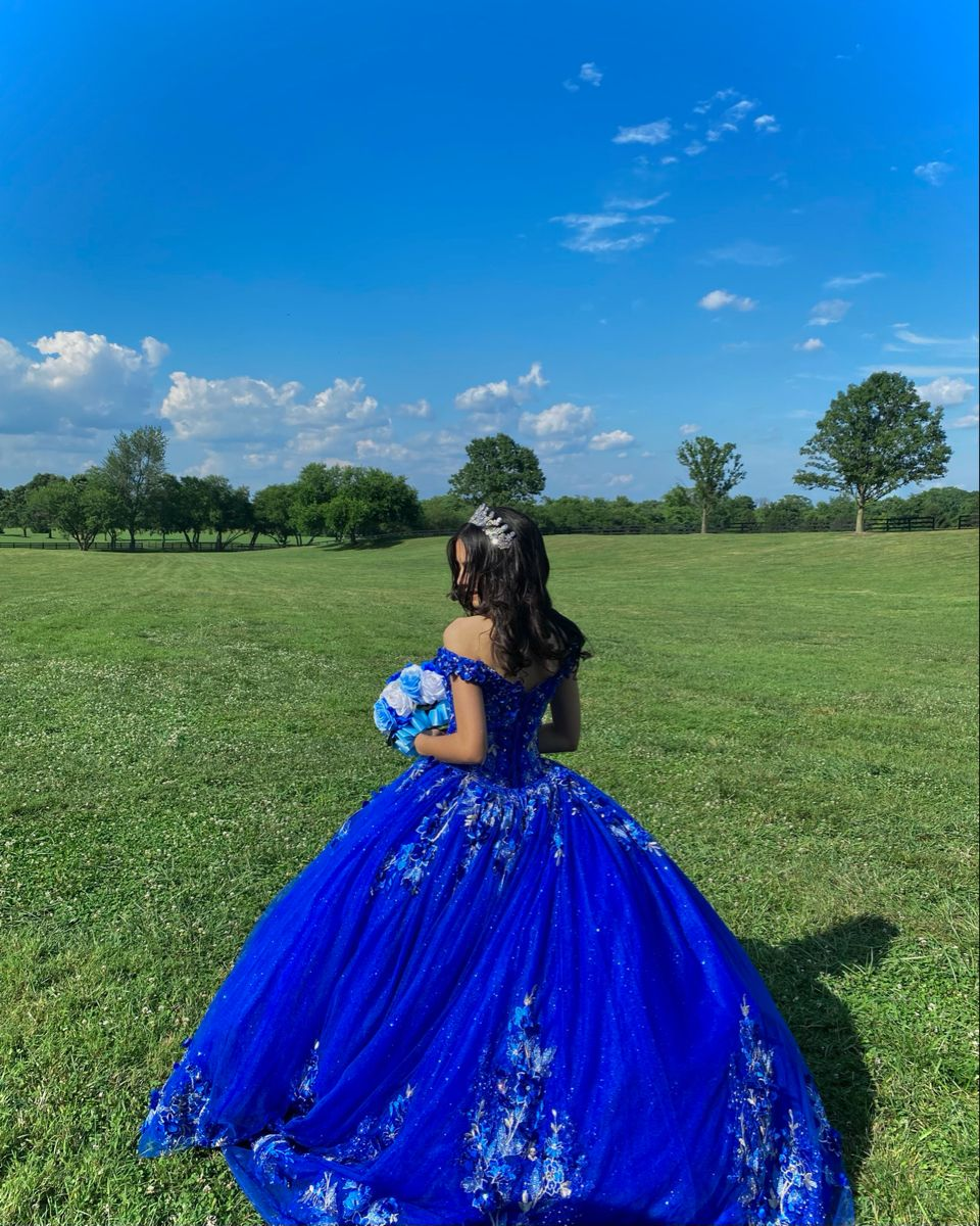 Sweet 15 blue sales dresses