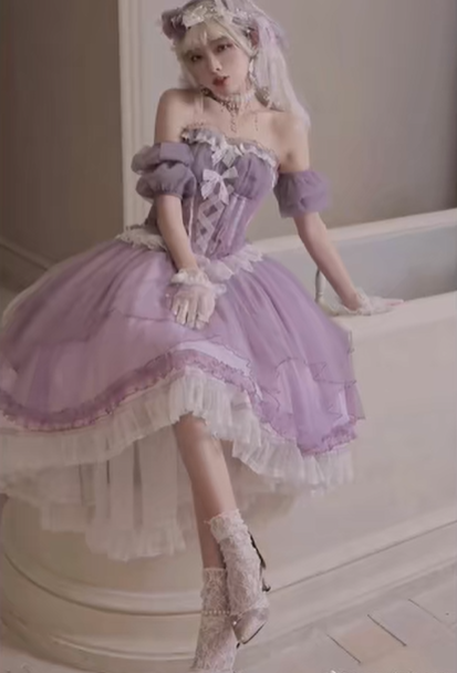 Romantic A-line How-low Prom Dress,Masquerade Dress Y5381