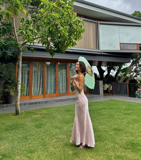 Classy Spaghetti Straps Pink Backless Evening Dress Long Prom Dress Y8293