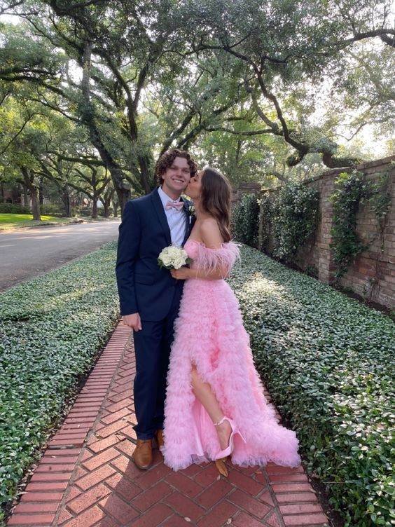 Off The Shoulder Pink Prom Dress,Winter Prom Gown Y4327 Simplepromdress Off The Shoulder Pink Prom Dress,Winter Prom Gown Y4327 Simplepromdress