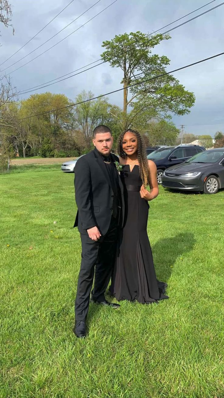 Classy top black gown