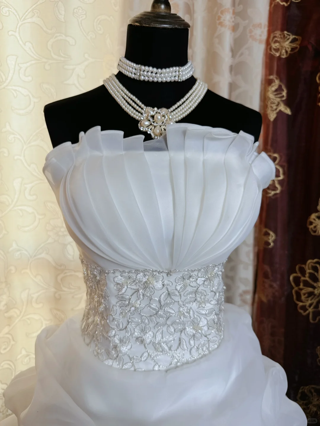 Classy White Strapless Pleated Short Homecoming Dress Formal 21st Birthday Outfits SP82
