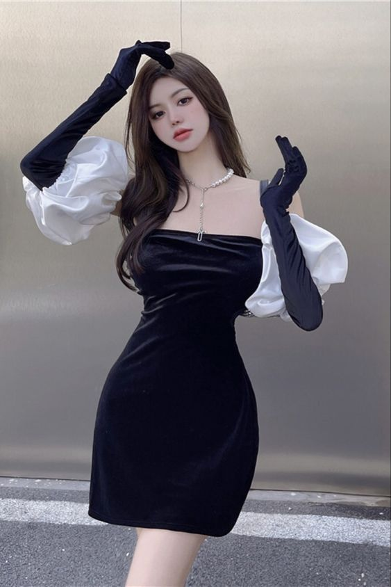 mini sexy black party dress Party Dresses Short Black Club Dress Swsmclt Women's Mini Bodycon Dress Summer Fitted Club Date Night