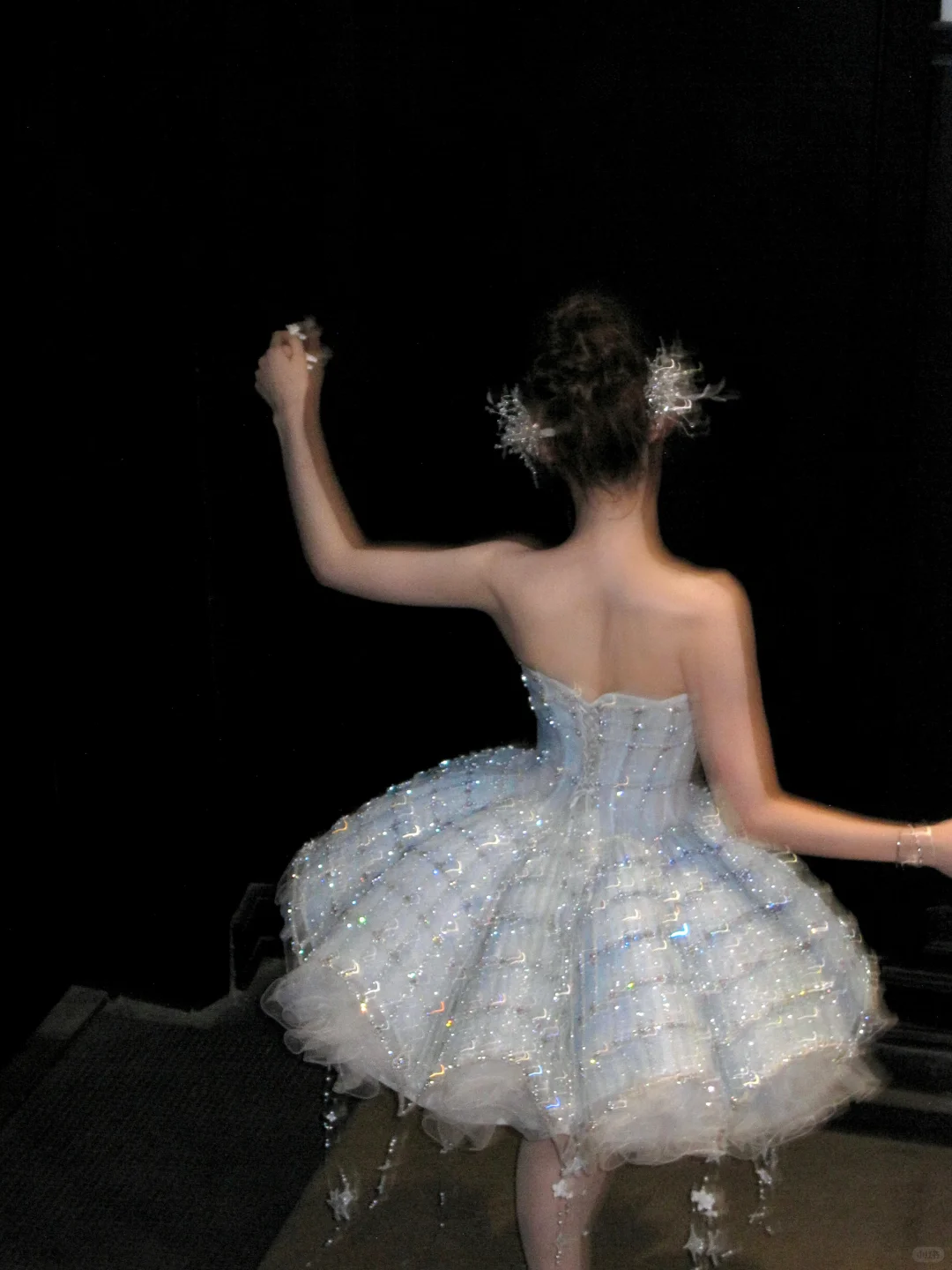 Glitter Blue Strapless Tulle Sequin Beaded A Line Princess Birthday Outfits Short 8th Homecoming Dress Y9210