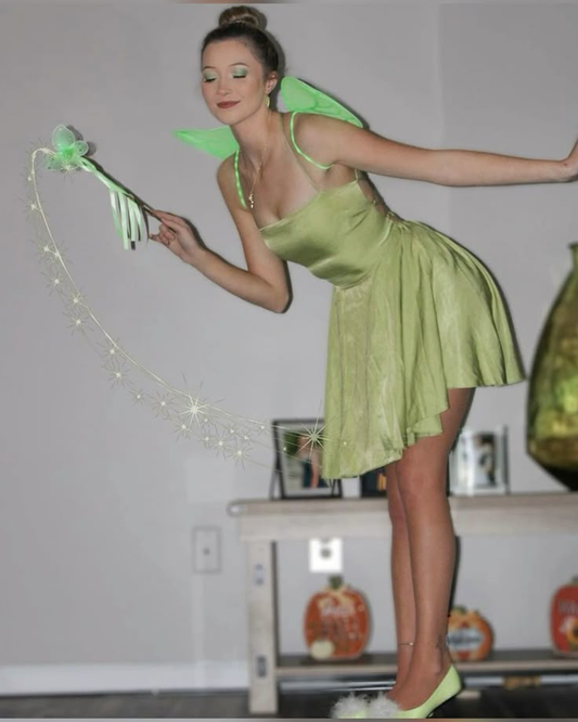 Cute Green Halter Satin A Line Short Homecoming Dress 20th Birthday Outfits SP114