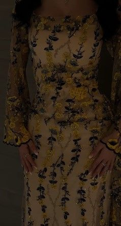 Beautiful Yellow Tulle Lace Beaded Long Prom Dress Evening Dress SP1192