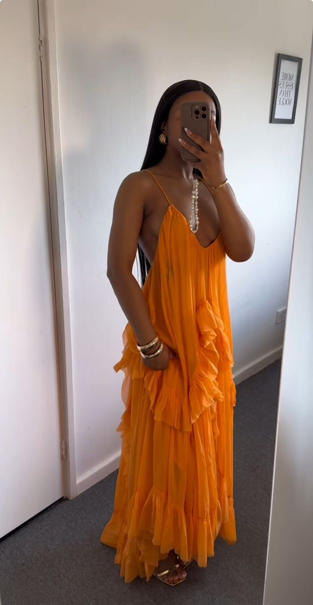 Sexy V Neck Chiffon Ruffles Party Evening Dress,Orange Prom Dress Y806 Simplepromdress Sexy V Neck Chiffon Ruffles Party Evening Dress,Orange Prom Dress Y806 Simplepromdress