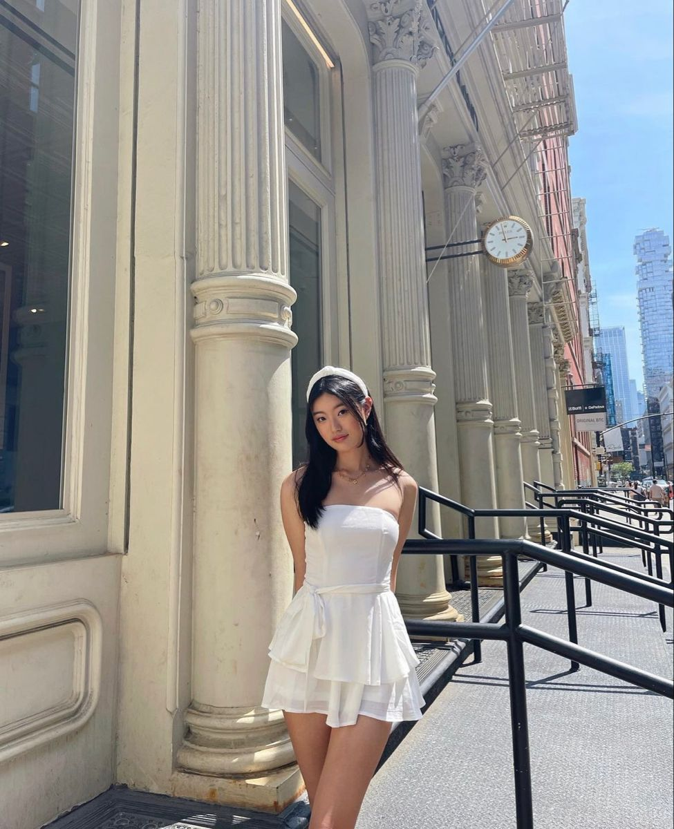 White strapless homecoming dress on sale