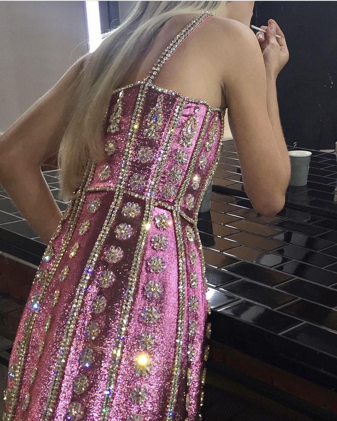 Gorgeous Spaghetti Straps Sequin Beaded Sheath Formal Homecoming Dress Short Birthday Outfits Y9383
