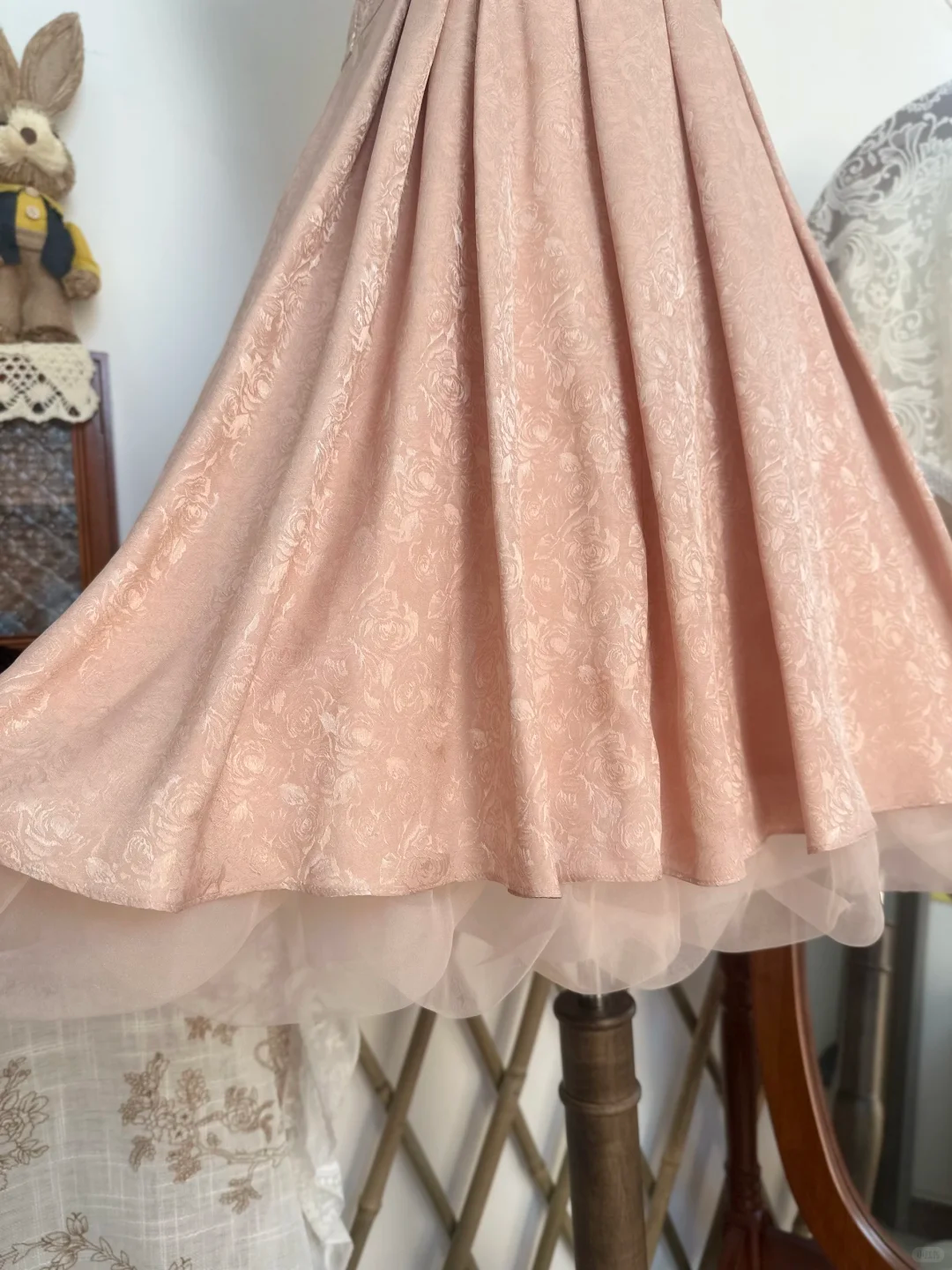 Cute Pink Spaghetti Straps Satin Print Floral A Line Formal Homecoming Dress 19th Birthday Outfits Y9760