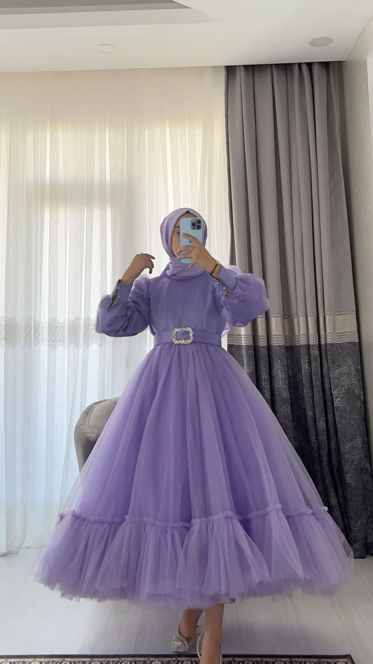 Simple Purple A-line Puffy Tulle Prom Dress,Purple Muslim Dress Y6977 Simplepromdress Simple Purple A-line Puffy Tulle Prom Dress,Purple Muslim Dress Y6977 Simplepromdress