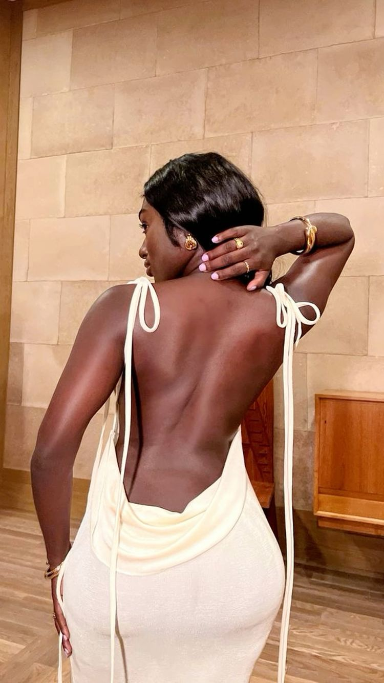 Women Spaghetti Strap Backless Bodycon Dress,White Evening Dress Y1947