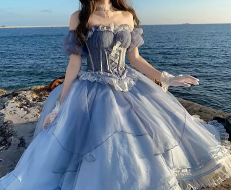 Romantic A-line How-low Prom Dress,Masquerade Dress Y5381