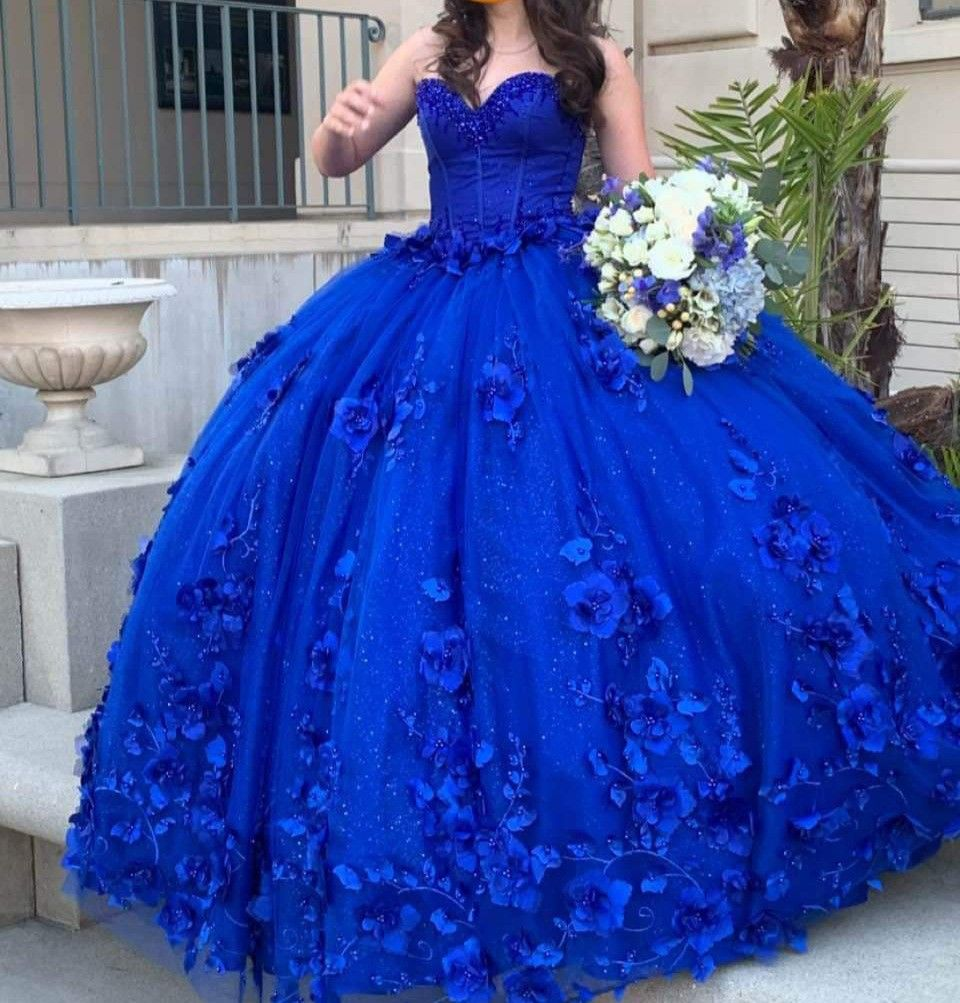 Royal 2024 blue quinceanera