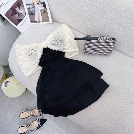 Cute A-line Black Homecoming Dress,Black Cocktail Dress Y6710