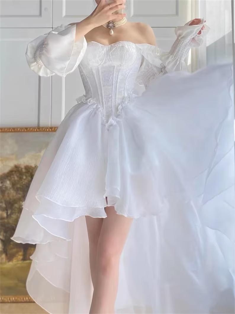 Victorian dress best sale short