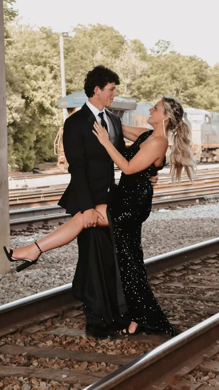 Glitter Black Sequins One Shoulder Prom Dress With Split,Black Sleeveless Formal Gown Y5412