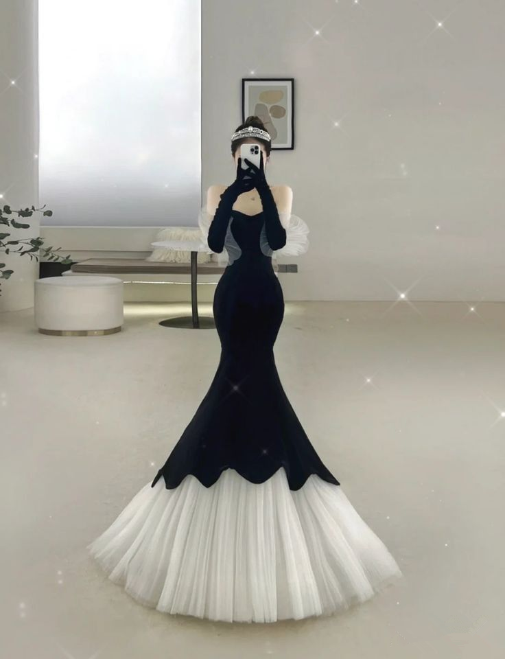 Black pageant hotsell dress