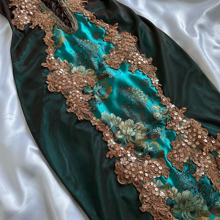 Vintage Green Satin Sequin Beaded Homecoming Dress Birthday Outfits Y9713
