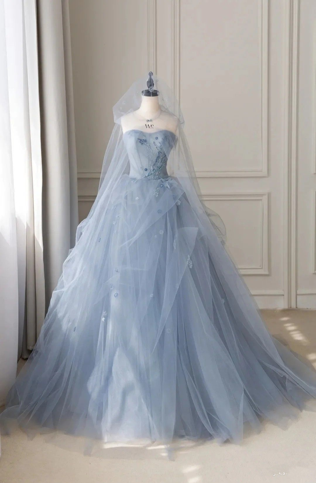 Fantasy Blue Tulle Ball Gown,Blue Sweet 16 Dress,Fairy Dress Y2398 Simplepromdress Fantasy Blue Tulle Ball Gown,Blue Sweet 16 Dress,Fairy Dress Y2398 Simplepromdress