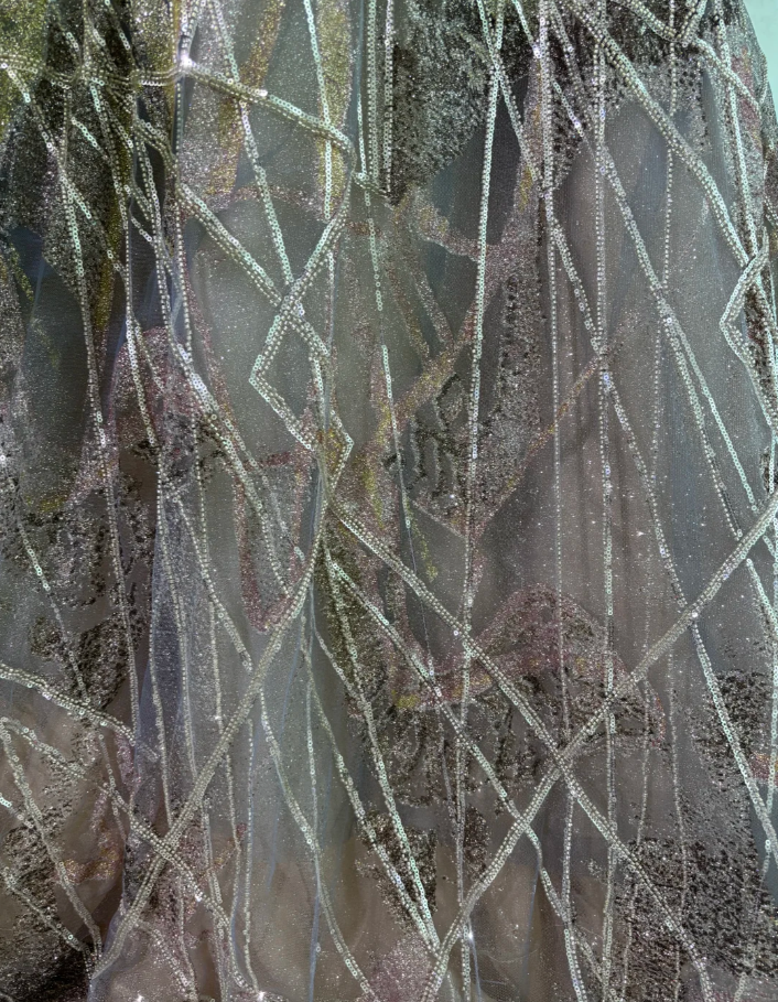 Gorgeous Halter V Neck Tulle Sequin Beaded Mermaid Long Wedding Guest Dress, Formal Birthday Prom Dress Party Gown SP1465