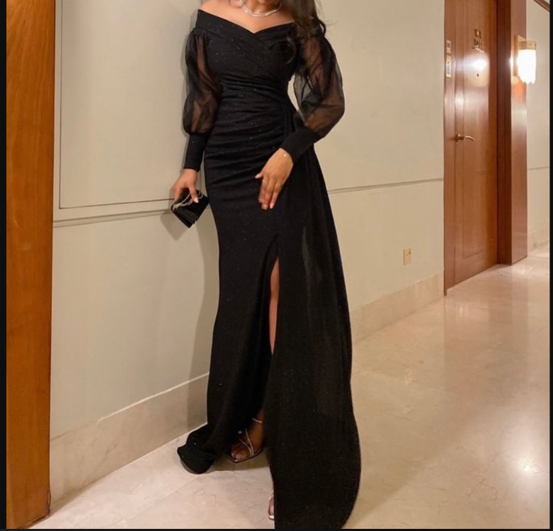 Elegant Black Mermaid Evening Dress,Black Gala Dress Y5540 Simplepromdress Elegant Black Mermaid Evening Dress,Black Gala Dress Y5540 Simplepromdress
