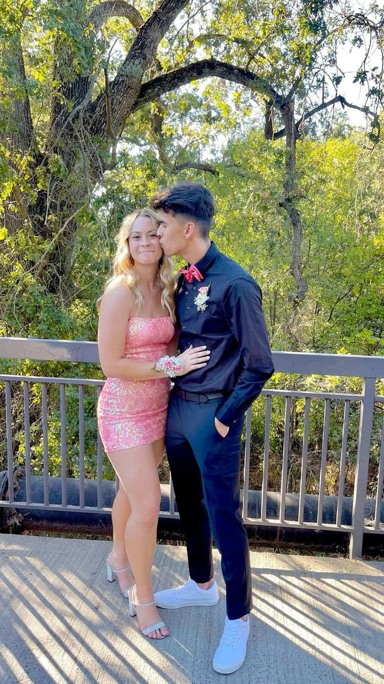 Pink Sequins Homecoming Dress,Pink Party Dress Y2244