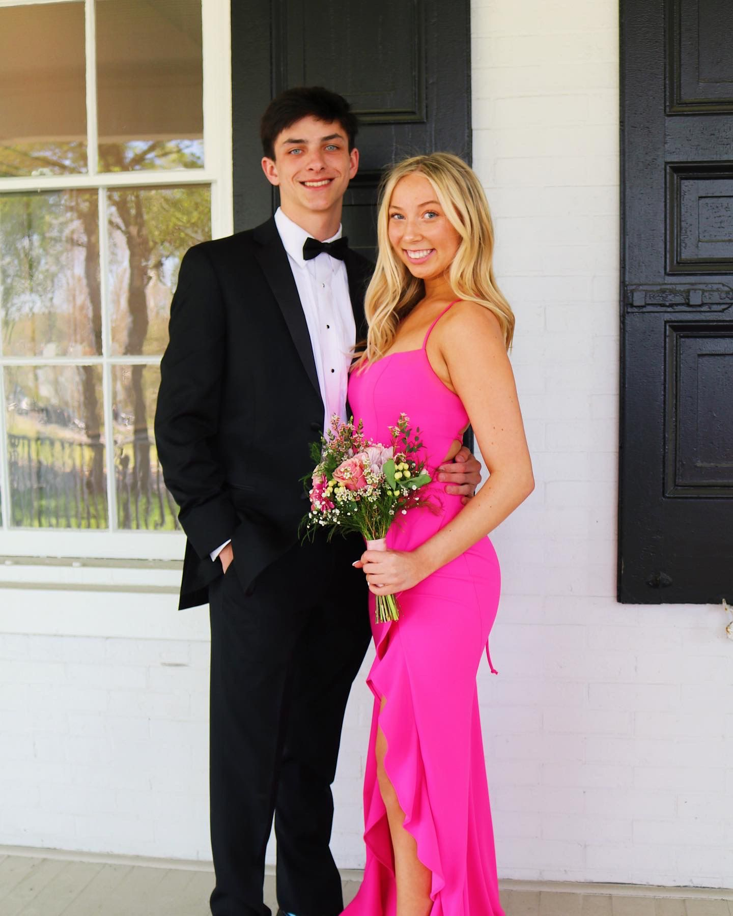 Elegant Hot Pink Sleeveless Prom Dress,Winter Dance Dress Y4368 Simplepromdress Elegant Hot Pink Sleeveless Prom Dress,Winter Dance Dress Y4368 Simplepromdress