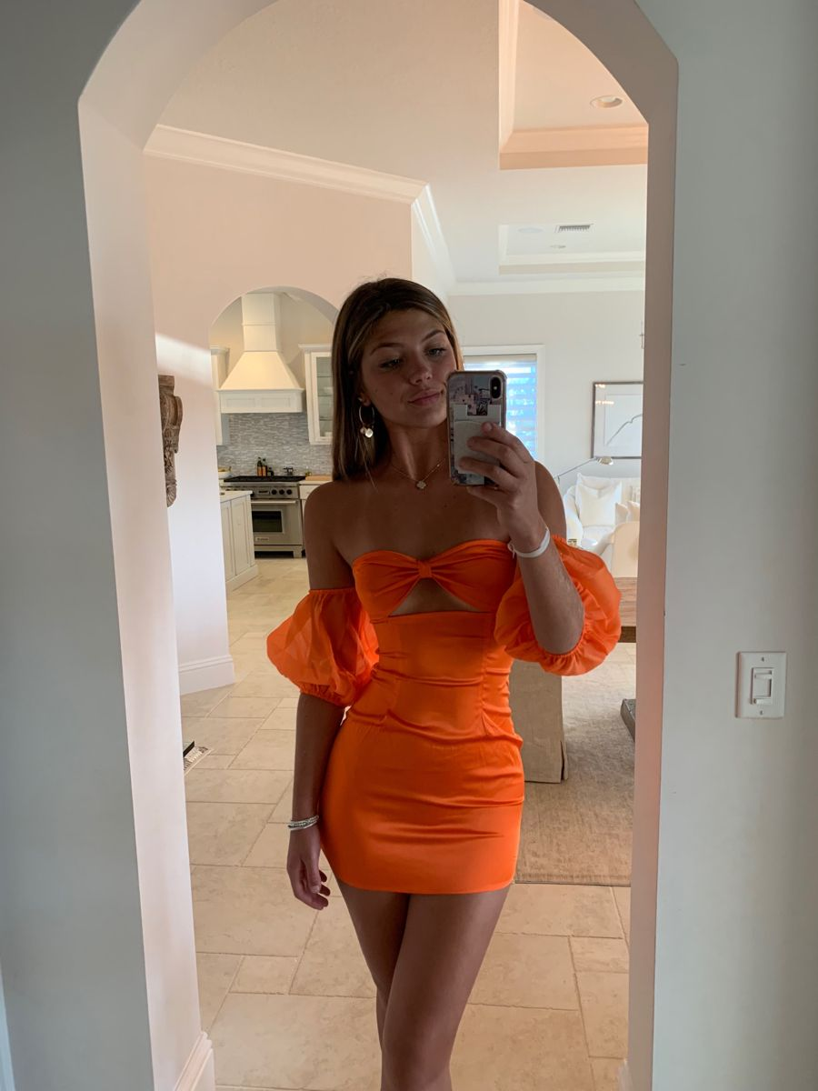 Sexy 2024 orange dresses